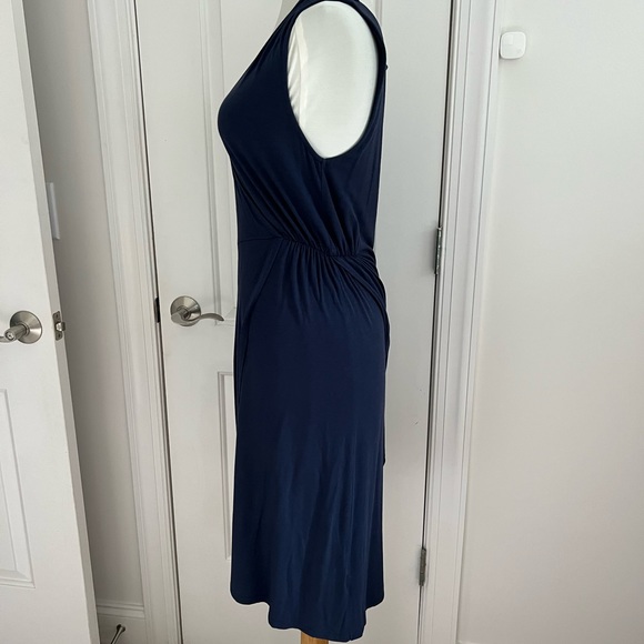 Garnet Hill, Navy Dress, Size Small - Picture 2 of 12